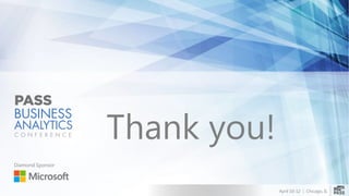 April 10-12 | Chicago, IL
Thank you!
Diamond Sponsor
 