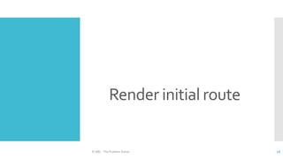 Render initial route
© ABL - The Problem Solver 28
 