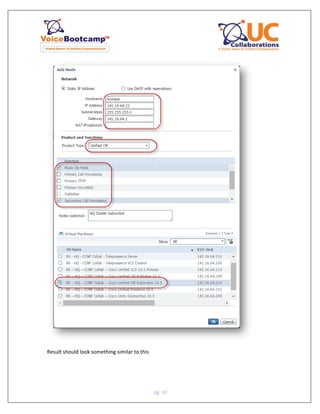 pg. 33
Result should look something similar to this
 