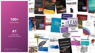 #1
in Agile and
Continuous Delivery
100+
books written
©ThoughtWorks 2020 - @dtsato
TensorFlow London Meetup - May 28, 2020
 
