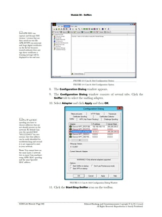 Cehv8 Labs - Module08: Sniffers.