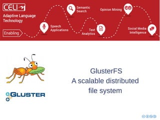 GlusterFS 
A scalable distributed 
file system 
 