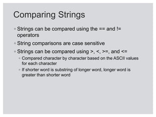 Decision Structures and Boolean Logic