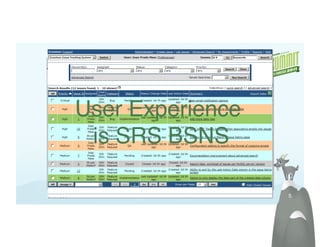 User Experience 
 is SRS BSNS!

                   5!
 
