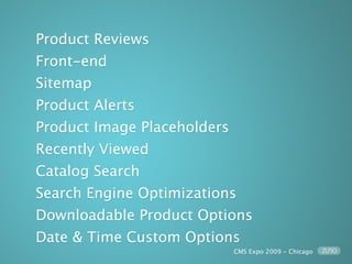 Intro To Magento CMXExpo 09