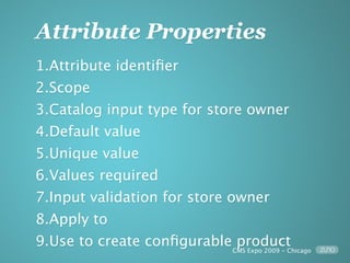 Intro To Magento CMXExpo 09