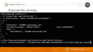 Track: Developers 
#CNX14 
Execute the Journey 
 