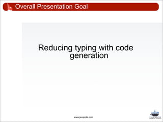 Code Generation with giant CRUD