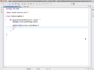 Codegeneration With Xtend