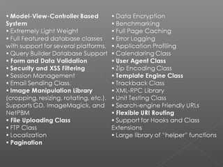 Codeigniter, a MVC framework for beginner