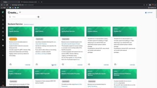 Demo using Backstage Internal:
Creating a Software Component
 