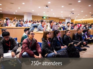 750+ attendees

 