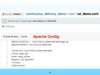Apache Config 
39 
 