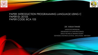 C programming Basics