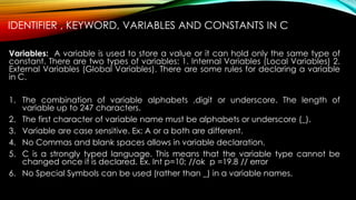C programming Basics
