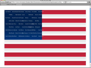 HTML5 & CSS3 Flag