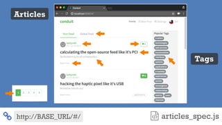 articles_spec.jsƭ
Articles
Tags
http://BASE_URL/#/
 