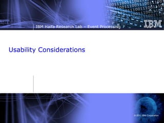 Usability Considerations 
