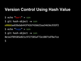 TODOs From Version Control Using FS
Use Storage Space-Efficiently
Easy History Searching
 