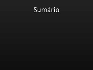 Sumário
 