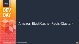 © 2018, Amazon Web Services, Inc. or its Affiliates. All rights reserved.
Amazon ElastiCache (Redis-Cluster)
 