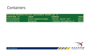 Containers
 