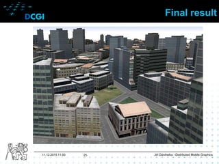 11.12.2015 11:00 25 Jiří Danihelka - Distributed Mobile Graphics
Final result
 