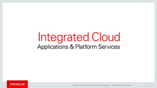 Copyright © 2016, Oracle and/or its affiliates. All rights reserved. | 73DOAG 2016 Konferenz, Nürnberg
 