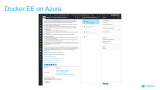 Docker EE on Azure
 