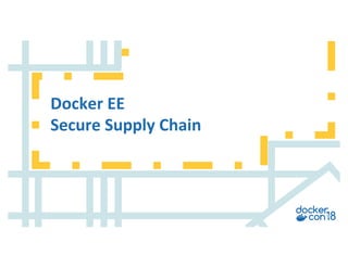 v
Docker EE
Secure Supply Chain
 
