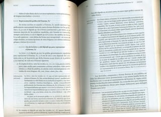 La representación gráfica de los fonémas consonánticos