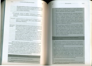 La representación gráfica de los fonémas consonánticos