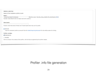 Proﬁler .info ﬁle generation
24
 
