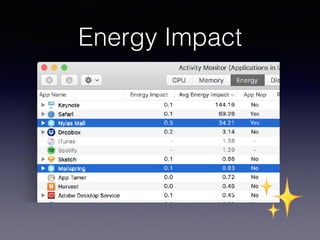 Energy Impact
✨
 