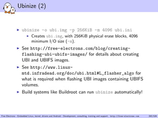 New development model - Details 
I After the release of a 3.x version (for example), a two-weeks 
merge window opens, during which major additions are 
merged. 
I The merge window is closed by the release of test version 
3.(x+1)-rc1 
I The bug  