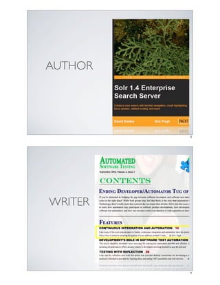 AUTHOR




         3




WRITER




         4
 