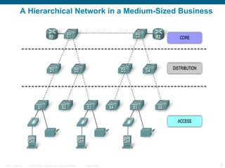 A Hierarchical Network in a Medium-Sized Business 