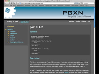 Building and Distributing PostgreSQL Extensions Without Learning C