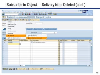 Subscribe to Object — Delivery Note Deleted (cont.)




                                                      46
 