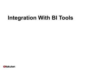 Integration With BI Tools
 
