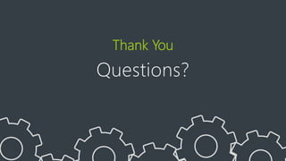 Thank You
Questions?
 