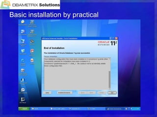 Basic installation by practical