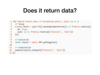 Does it return data?
 