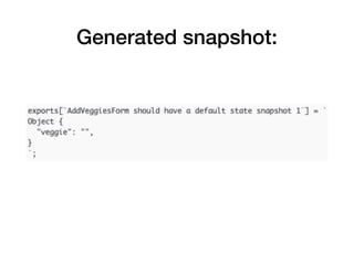 Generated snapshot:
 