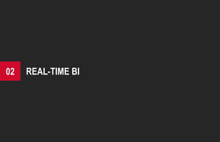 02 REAL-TIME BI 
Inspiration Delivered 13 
 