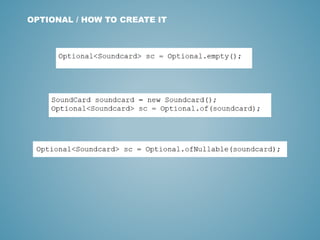 OPTIONAL / HOW TO CREATE IT
 