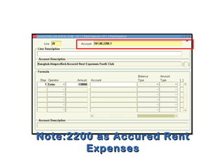 Note:2200 as Accured Rent
        Expenses
 