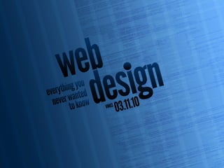 Introduction to Web Design