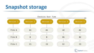 Snapshot storage
 
