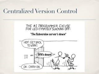Centralized Version Control
 